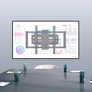 Suporte de parede para TV com movimento total, suporte articulado ajustável para Smart TV, suporte giratório para parede grande de LED