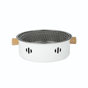 Horno Yq Portátil para Exteriores, Parrilla Redonda de Carbón, Metálica, Anti-Quemaduras, para Acampar, Hacer Picnic, Cocinar Té, para 3 a 5 Personas - Product Image 2