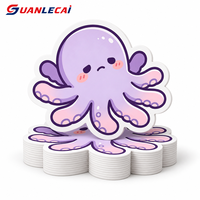 Individuelle Niedliche Kawaii Aufkleber Wasserfeste Vinyl-Stanzaufkleber Tier-Dessert-Charakter-Aufkleber für Wasserflaschen Notizbücher Laptops