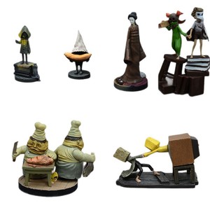 Little Nightmares II Manteau de pluie jaune Six Chef Nom Lady Xiao Ji Little <span class=keywords><strong>Lou</strong></span> Figurines et décorations en PVC - Product Image 5