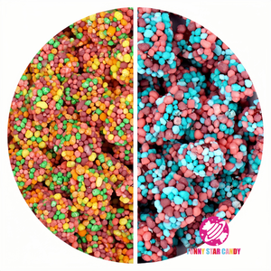 Halal Großpackung Süße Regenbogen-Cluster-Bonbons Mehrfarbige Fruchtgeschmack Große Saure Kaubonbons für Kinder - Product Image 6