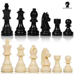 उच्च गुणवत्ता वाले पैकेजिंग और टिकाऊ प्लास्टिक निर्माण के साथ पोर्टेबल जर्मेन नाइट शतरंज सेट - Product Image 2