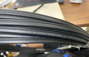 MINIフィギュア8光ファイバーケーブル2km/ドラム空中GYXTBC8Y1.6mm亜鉛メッキメッセンジャーフラットfig8ケーブル2 4 6 8 1224コア - Product Image 6