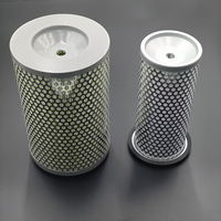 Ensemble intérieur et extérieur du filtre à air pour chariot élévateur Linde 60675809500-Convient aux véhicules de la série HT25-35D 1233