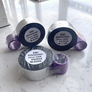 Sáp Truyền Nhiệt <span class=keywords><strong>Ribbon</strong></span> Cao Cấp Nhựa Tto <span class=keywords><strong>Ribbon</strong></span> 30*600M Tto Băng Cho Mã QR Mã Vạch In Ấn - Product Image 4