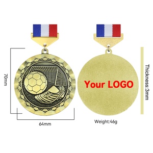 Medallas de Fútbol LY, Proveedores de Medallas de Premio, Medallas de Fútbol Personalizadas de Metal Baratas, Premios 3D de Clase Mundial - Product Image 2
