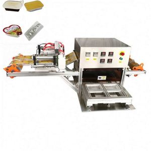 Machine de scellage automatique de barquettes pour contenants en plastique, machine d'emballage à purge d'azote gazeux, scelleuse de barquettes carrées pour la restauration rapide - Product Image 3