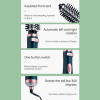 2024 nouveau professionnel automatique détachable Interchangeable Styler une étape sèche-cheveux brosse ensemble électrique Air chaud brosse sèche-cheveux