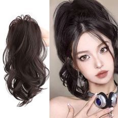 Nouvelle vague d'eau Yaki droite vietnamienne Clip-In Extensions de cheveux Bundle Tackin queue de cheval Piers crépus bouclés droite Texture crépue - Product Image 1