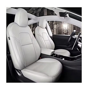 Accessoires spéciaux de housse de siège de voiture pour <span class=keywords><strong>Tesla</strong></span> <span class=keywords><strong>Model</strong></span> <span class=keywords><strong>3</strong></span> X Y Housse de siège de voiture de luxe confortable facile à nettoyer Coussin de voiture toutes saisons - Product Image 5
