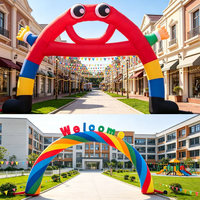 Arche gonflable de clown pour entrée de fête, décoration publicitaire