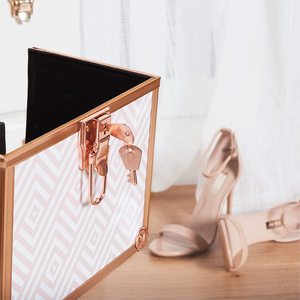 Belleza de maquillaje de aluminio caso Trolley bolsa de cosméticos de organizador caso <span class=keywords><strong>maleta</strong></span> de equipaje <span class=keywords><strong>para</strong></span> peluquería uñas artista - Product Image 4