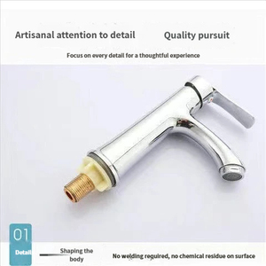 Grifo monomando LT Septwolves <span class=keywords><strong>para</strong></span> lavabo, grifo <span class=keywords><strong>de</strong></span> agua fría <span class=keywords><strong>para</strong></span> mueble <span class=keywords><strong>de</strong></span> baño, con válvula <span class=keywords><strong>de</strong></span> cerámica - Product Image 5