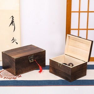 Wooden <b>Box</b> With Butterfly Clasp Alloy <b>Lock</b> Multipurpose Jewelry Organizer Small Medium Large Size - Product Image 3