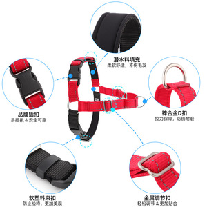 Arnés para Perro Easywalk, Correa de Pecho Ajustable, para Razas Medianas y Grandes, Color Azul Cielo, Verde Hierba, Rojo, Rojo Rosa, Gris Claro - Product Image 2