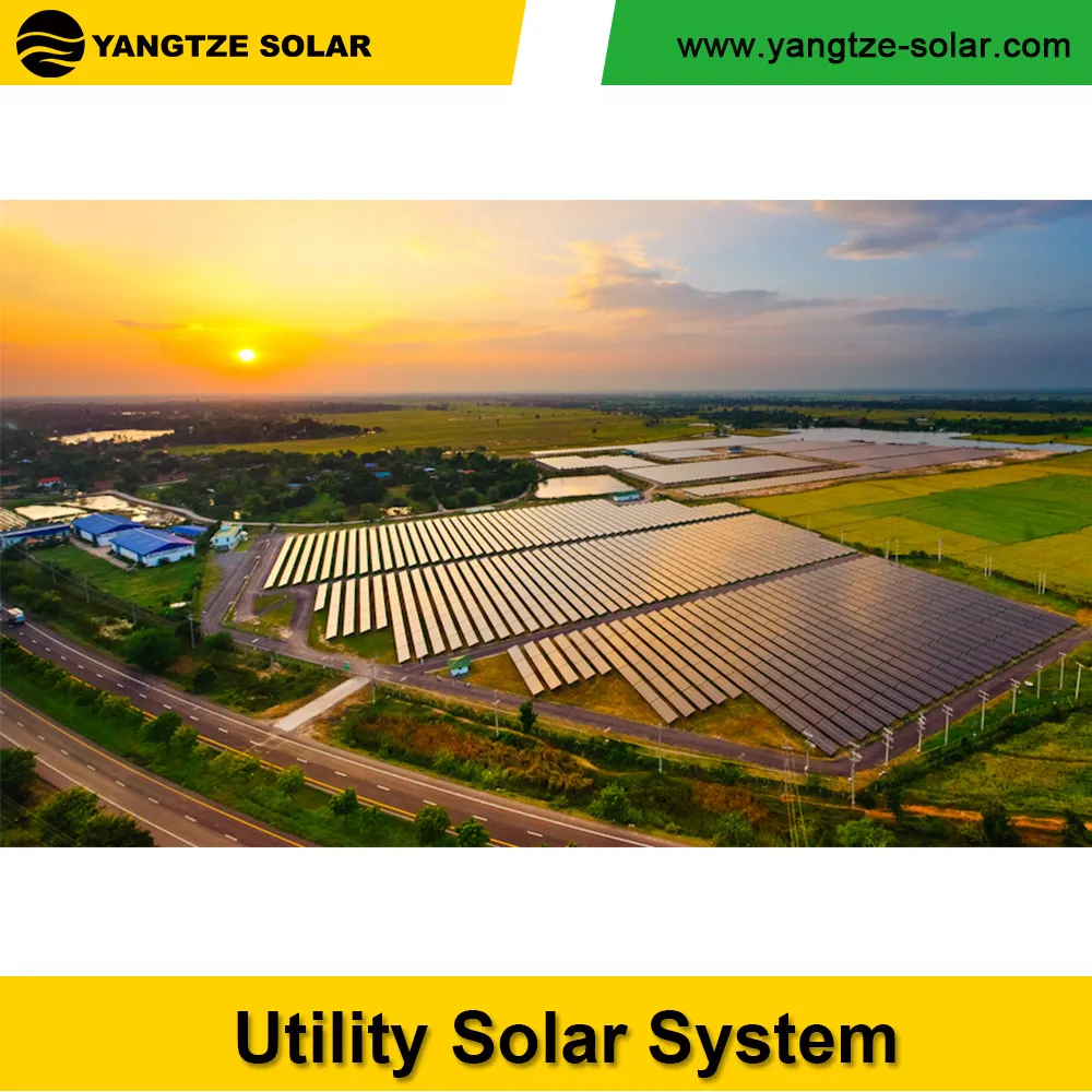 Yangtze profession eller Lieferant 1 MW 10 MW Solar kraftwerk Kosten für Photovoltaik anlagen