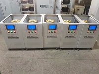 Stabilisateur de tension monophasé AC AVR à commande servo-moteur série SBW 15-30 kVA, affichage LED, efficacité 98 %, usage industriel SVC