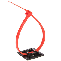 Zip Tie Mounts Small Cable Tie Adhesive Mount 19*19mm couleurs blanches
