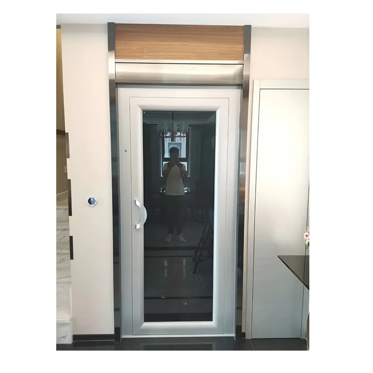 कारखाने के निर्माण के लिए उच्च गुणवत्ता सुरक्षित लिफ्ट लैंडिंग दरवाजा घर लिफ्ट