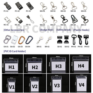 Vòng Tay PVC Keychain Dây Đeo Cổ Tay Cổ Tay Khóa Dây Buộc Cho ID Phù Hiệu Với Biểu Tượng Tùy Chỉnh - Product Image 5