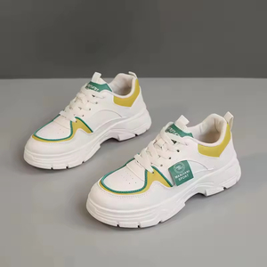XQL959 <span class=keywords><strong>Mocassins</strong></span> à blocs de couleur personnalisés, chaussures de sport antidérapantes, semelles épaisses, chaussures décontractées respirantes augmentant la taille - Product Image 2