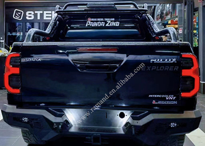 Parachoques Trasero de Acero <span class=keywords><strong>Armando</strong></span> Hilux Revo, Barra de Protección Trasera de Acero para VIGO REVO ROCCO, Parachoques Trasero para Revo 2005-2025 - Product Image 2