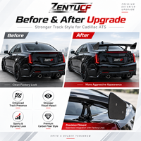 Aileron GT en fibre de carbone adapté aux Cadillac ATS 2014-2019, aileron de course en fibre de carbone de haute qualité modifié