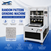 Machine de meulage automatique professionnelle pour l'acier inoxydable et l'aluminium, finisseur pneumatique pour le traitement des surfaces