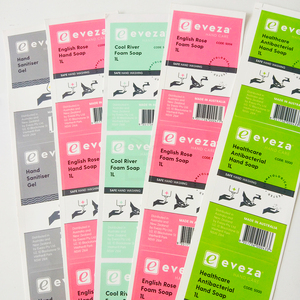 Tùy chỉnh thương hiệu máy in logo Jar xà phòng chai nhãn trắng mỹ phẩm PVC in ấn nhãn - Product Image 6