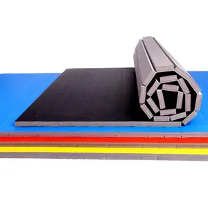 Pvc material Flexible Roll Mats Tatami Gymnastic Roll Wrestling Mat