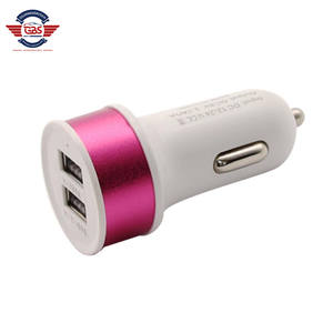 <span class=keywords><strong>Cargador</strong></span> USB Dual Circular para coche, dispositivo <span class=keywords><strong>de</strong></span> carga 2.1A + 1A - Product Image 4