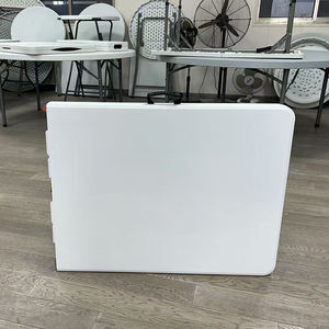 Vouwtafel van kunststof voor buiten, moderne tuinmeubelen, vouwtafel van HDPE kunststof, rechthoekige vouwtafel - Product Image 3