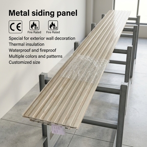 Panel Sándwich para Pared Exterior, Acero Galvanizado, PU Ecológico, Resistente a Impactos, Impermeable, Resistente al Fuego, Aislamiento Térmico para Construcción - Product Image 1