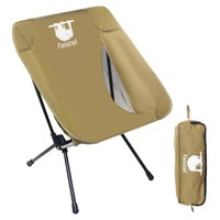 Chaise légère en aluminium à dossier bas, chaises de plage Oxford pour le camping, la randonnée, la pêche, les voyages