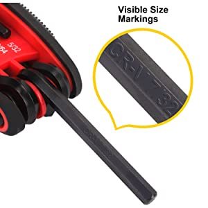 25 mảnh gấp <span class=keywords><strong>Allen</strong></span> cờ lê thiết lập, SAE, Số liệu, Torx Set, Chrome vanadi thép, <span class=keywords><strong>3</strong></span> Gói xách tay <span class=keywords><strong>Allen</strong></span> Bộ Chìa Khóa - Product Image 3