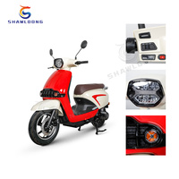 Scooter électrique vintage puissant de 1500 W, tension 60 V, vitesse maximale de 50 km/h, autonomie de 45 à 105 km, indicateur LED, grand siège