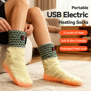 इनडोर समायोज्य पैर वार्मर यूएसबी हीटिंग जूते पैर गर्म मोजे - Product Image 6