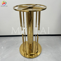 Table de bar ronde en métal doré pour événements, mariages et banquets – Vente en gros