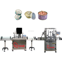 Machine automatique de capsulage pour boîtes de lait en poudre avec couvercle anti-poussière