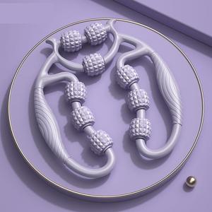 CZFIT En gros Rouleau de massage anti-cellulite pour mollets, avec anneau de maintien, pour femmes, <span class=keywords><strong>yoga</strong></span> et relaxation musculaire des jambes - Product Image 4