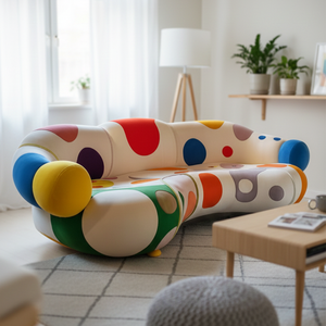 Set <span class=keywords><strong>di</strong></span> Divani Componibili <span class=keywords><strong>di</strong></span> Lusso Design Moderno Divano Chesterfield a Pois Arredamento <span class=keywords><strong>di</strong></span> Alta Qualità per Soggiorno Tessuto Personalizzabile - Product Image 1