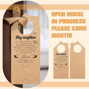 <span class=keywords><strong>Hey</strong></span> Neighbor Agente de bienes raíces Perchas para puertas Tarjetas de visita Suministros para el hogar Oficina con estilo - Product Image 4