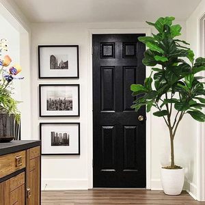 Nordic INS Gran hoja <span class=keywords><strong>de</strong></span> violín artificial Higuera en maceta Decoración interior con adorno <span class=keywords><strong>de</strong></span> sala <span class=keywords><strong>de</strong></span> estar <span class=keywords><strong>de</strong></span> plástico verde biónico - Product Image 4
