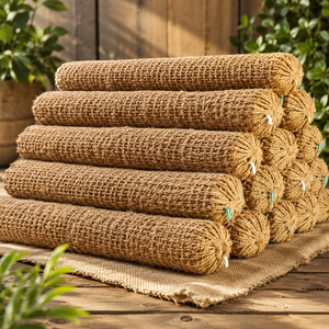 Quality Coir Log Designed for Shoreline Stabilization Soil <b>Conservation</b> and Vegetation Development - Product Image 6