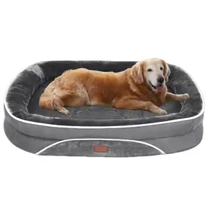 Individuell waschbar orthopädisch memory-schaum anti-rutsch-boden luxus haustier betten kissen sofa für katze hund