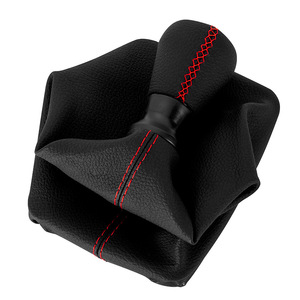 Poignée de levier de vitesses en cuir pour Peugeot 206 406, 5 vitesses, ergonomique - Product Image 3