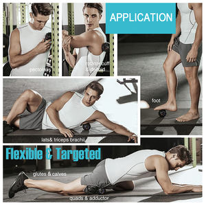 Rodillo de masaje vibratorio de 4 velocidades Lacrosse Punto gatillo de tejido profundo Terapia de fascitis plantar Movilidad Bola de liberación miofascial - Product Image 6