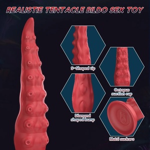 Dildo realista con ventosa, juguete sexual para adultos de PVC, dildo de pulpo, dildo de dragón para disfrute anal, producto de alta demanda - Product Image 2