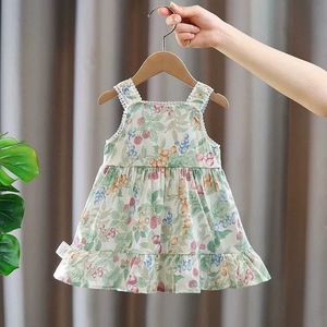 Verano Infant Toddler Pastoral Casual Algodón O-cuello Baby Girl Dress - Product Image 5