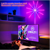 Feux d'artifice musique magique LED lumières commande vocale pleine couleur Star Festival atmosphère décorative eau IP67 PCB corps